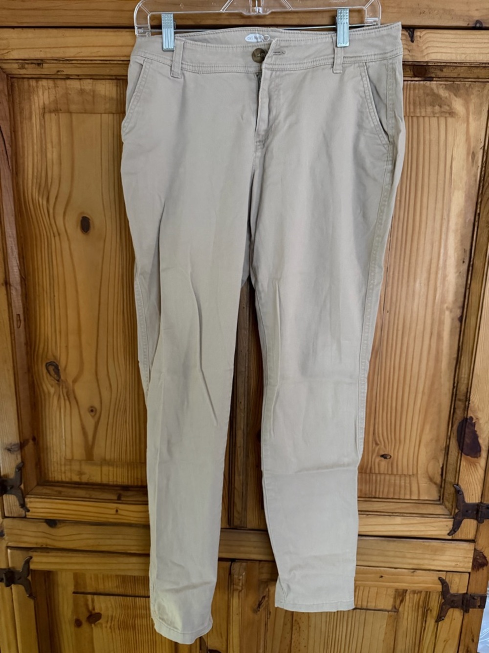 Women’s Slim Chino Pants in Khaki - Classic Everyday Style